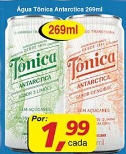 Supermercados Guanabara Agua Tonica Antarctica 269ml oferta