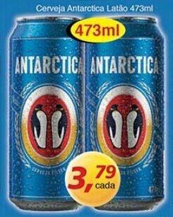 Supermercados Guanabara Cerveja Antarctica Latao 473ml oferta