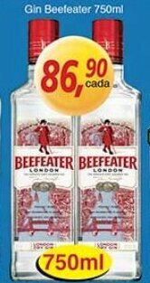 Supermercados Guanabara Gin Beefeater 750ml oferta
