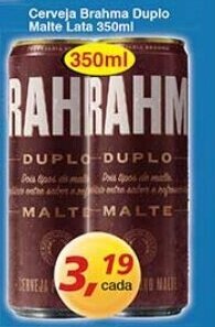 Supermercados Guanabara Cerveja Brahma Duplo Malte Lata 350ml oferta