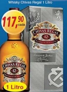 Supermercados Guanabara Whisky Chivas Regal 1L oferta