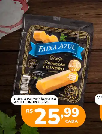 Supermercado Bergamini QUEIJO PARMESÃO FAIXA AZUL CILINDRO 195G oferta