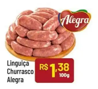 Supermercados Goes Linguiça Churrasco Alegra 100g oferta