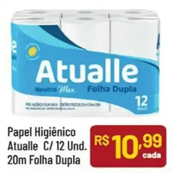 Supermercados Goes Papel Higiênico Atualle c/ 12 unid. 20m Folha Dupla oferta