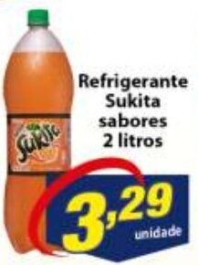 Vencedor Atacadista Refrigerante Sukita sabores 2L oferta