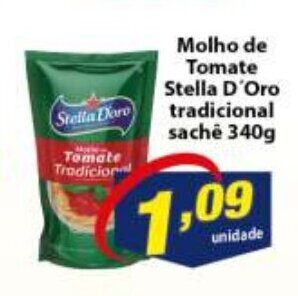 Vencedor Atacadista Molho de Tomate Stella D'Oro Tradicional 340g oferta