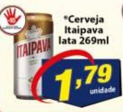Vencedor Atacadista Cerveja Itaipava lata 269ml oferta