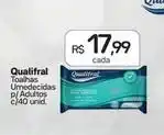 Drogal Qualifral - toalhas umedecidas p/adultos oferta