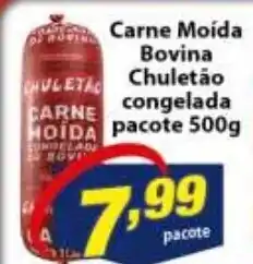 Vencedor Atacadista Carne Moida Bovina Chuletao congelada 500g oferta