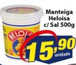 Vencedor Atacadista Manteiga Heloisa c/ sal 500g oferta