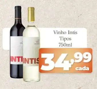 X Supermercados Vinho Intis Tipos 750ml oferta