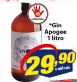 Vencedor Atacadista Gin Apogee 1L oferta