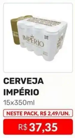 Higa Atacado CERVEJA IMPÉRIO 15x350ml oferta