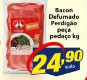 Vencedor Atacadista Bacon Defumado Perdigao peca pedaco 1kg oferta