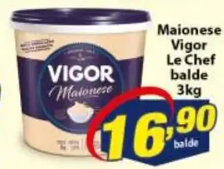 Vencedor Atacadista Maionese Vigos Le Chef Balde 2kg oferta