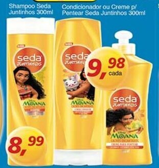 Supermercados Guanabara Condicionador ou Creme p/ Pentear Seda Juntinhos 300ml oferta