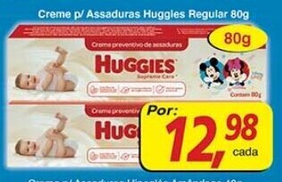 Supermercados Guanabara Creme p/ Assaduras Huggies Regular 80g oferta