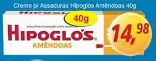 Supermercados Guanabara Creme p/ Assaduras Hipoglos Amendoas 40g oferta
