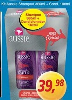 Supermercados Guanabara Kit Aussie Shampoo 360ml + Cond. 180ml oferta