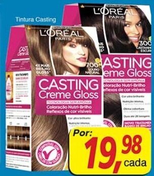 Supermercados Guanabara Tintura Casting oferta