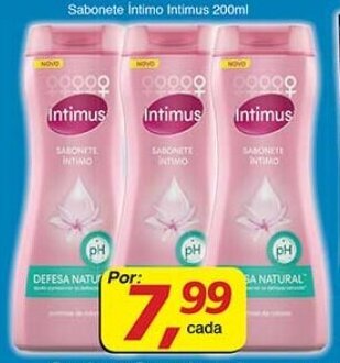 Supermercados Guanabara Sabonete Intimo Intimus 200ml oferta