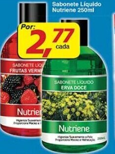 Supermercados Guanabara Sabonete Liquido Nutriene 250ml oferta