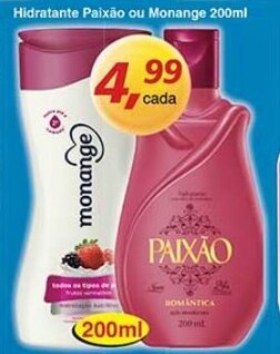 Supermercados Guanabara Hidratante Paixao ou Monange 200ml oferta