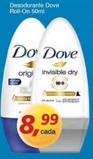 Supermercados Guanabara Desodorante Dove Roll-On 50ml oferta