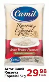 Rossi Supermercado Arroz Camil Reserva Especial 5kg oferta