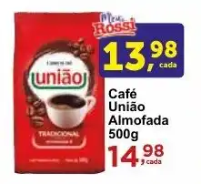 Rossi Supermercado Café União Almofada 500g oferta