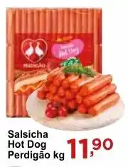 Rossi Supermercado Salsicha Hot Dog Perdigão kg oferta