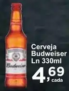 Rossi Supermercado Cerveja Budweiser Ln 330ml oferta