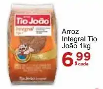 Rossi Supermercado Arroz Integral Tio João 1kg oferta