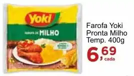 Rossi Supermercado Farofa Yoki Pronta Milho Temp. 400g oferta