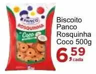 Rossi Supermercado Biscoito Panco Rosquinha Coco 500g oferta