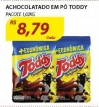 Assaí Atacadista Achocolatado em po Toddy 1,02kg oferta
