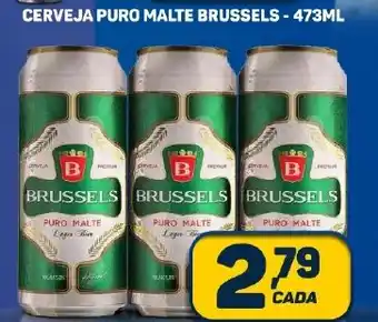 Dom Atacadista CERVEJA PURO MALTE BRUSSELS - 473ML oferta