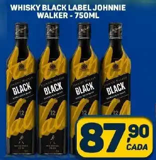 Dom Atacadista WHISKY BLACK LABEL JOHNNIE WALKER-750ML oferta