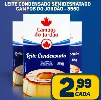 Dom Atacadista LEITE CONDENSADO SEMIDESNATADO CAMPOS DO JORDÃO - 395G oferta