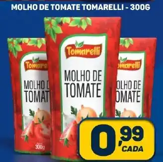 Dom Atacadista MOLHO DE TOMATE TOMARELLI - 300G oferta