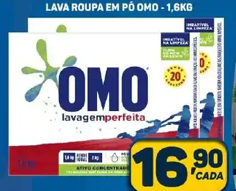 Dom Atacadista LAVA ROUPA EM PÓ OMO - 1,6KG oferta