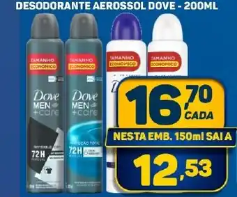 DESODORANTE AEROSSOL DOVE - 200ML