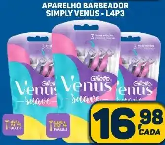 APARELHO BARBEADOR SIMPLY VENUS -L4P3