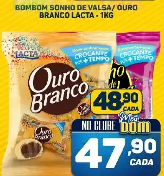 Dom Atacadista BOMBOM SONHO DE VALSA/ OURO BRANCO LACTA - 1KG oferta