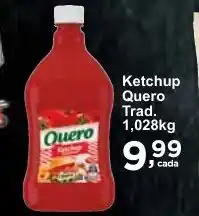 Rossi Supermercado Ketchup Quero Trad. 1,028kg oferta