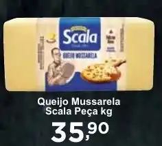 Rossi Supermercado Queijo Mussarela Scala Peça kg oferta