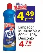 Rossi Supermercado Limpador Multiuso Veja 500ml 10% Desconto oferta
