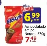 Rossi Supermercado Achocolatado em pó Nescau 370g oferta