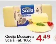 Rossi Supermercado Queijo Mussarela Scala Fat. 100g oferta