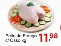Rossi Supermercado Peito de Frango c/ Osso kg oferta